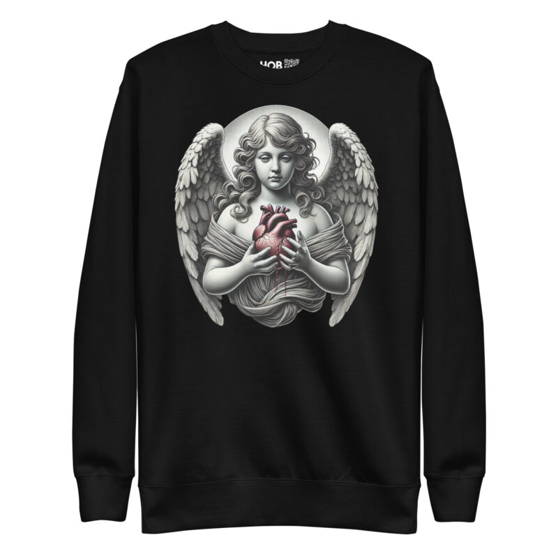 Engel des Herzens – Unisex-Premium-Pullover – Pullover – HOB Products