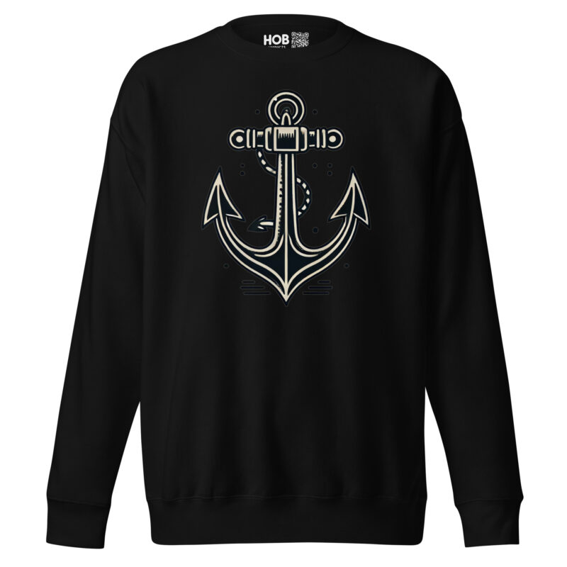 Klassischer Anker - Unisex-Premium-Pullover – Pullover – HOB Products