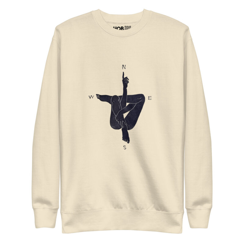 Kompass der Seele – Unisex-Premium-Pullover – Pullover – HOB Products