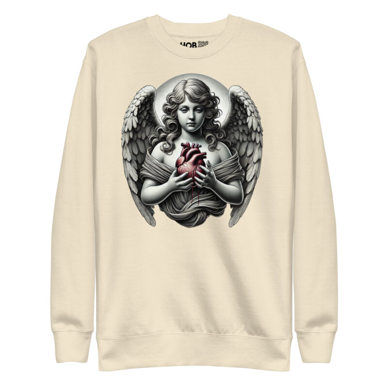 Engel des Herzens – Unisex-Premium-Pullover – Pullover – HOB Products