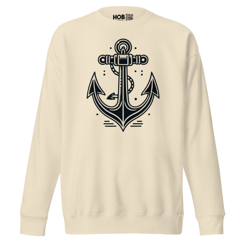 Klassischer Anker - Unisex-Premium-Pullover – Pullover – HOB Products