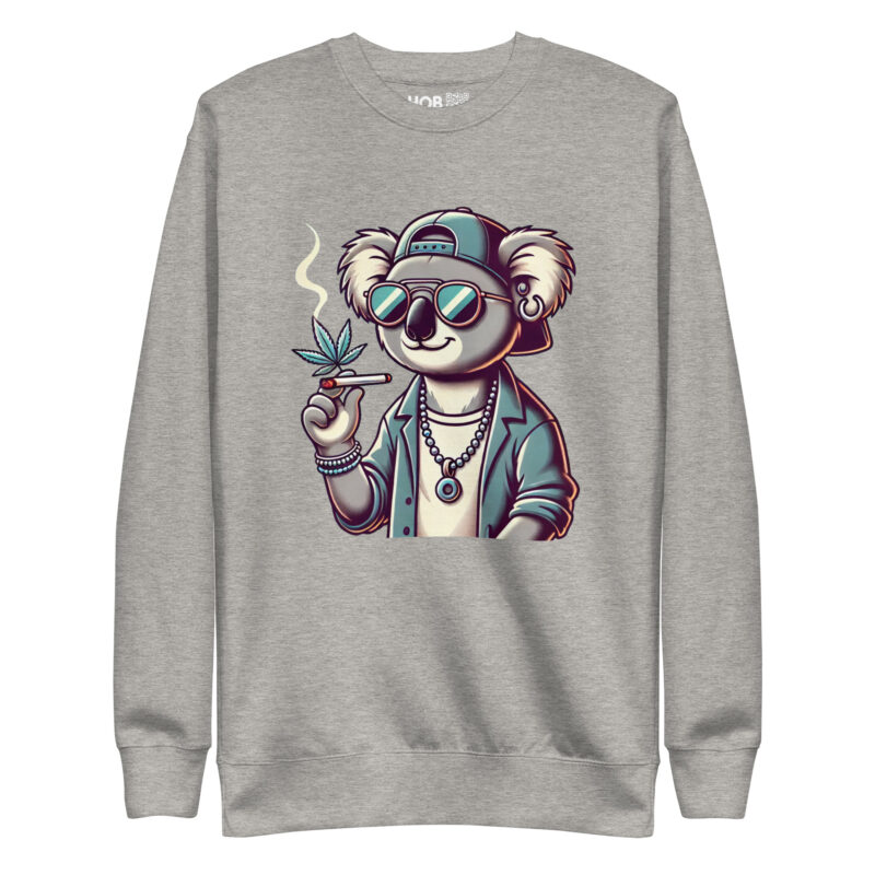 Entspannter Koala – Unisex-Premium-Pullover – Pullover – HOB Products