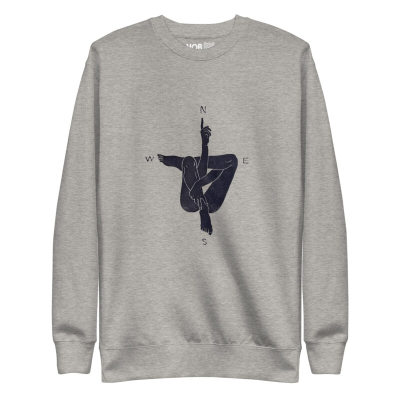 Kompass der Seele – Unisex-Premium-Pullover – Pullover – HOB Products