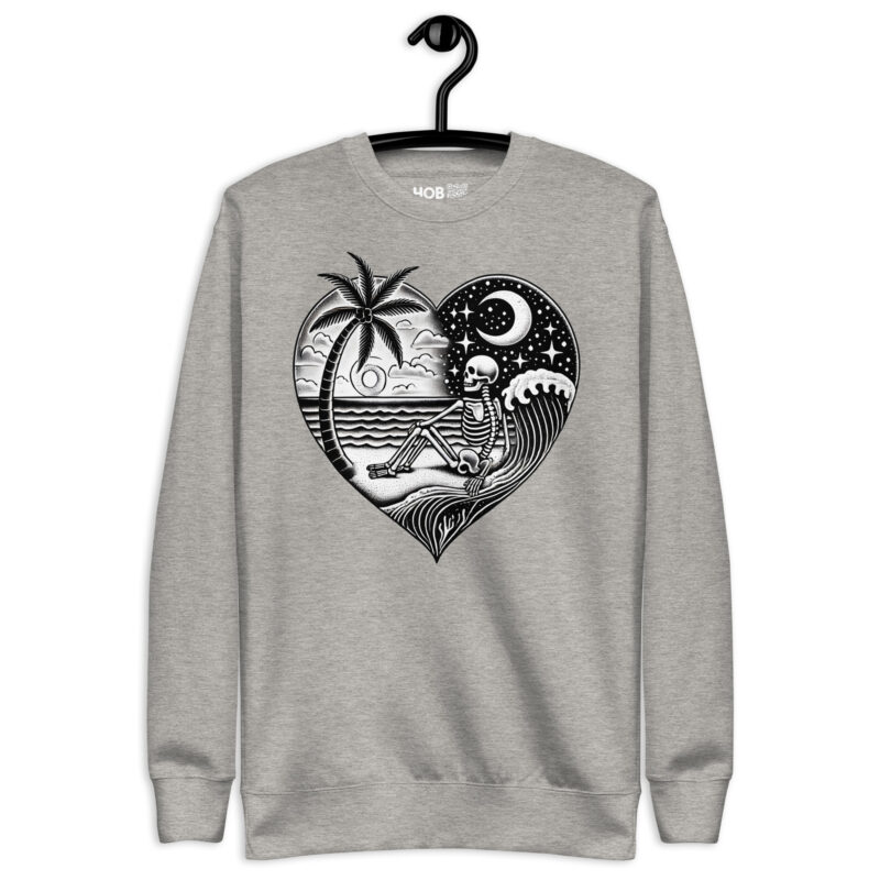 Ewige Ruhe am Strand – Unisex-Premium-Pullover – Pullover – HOB Products