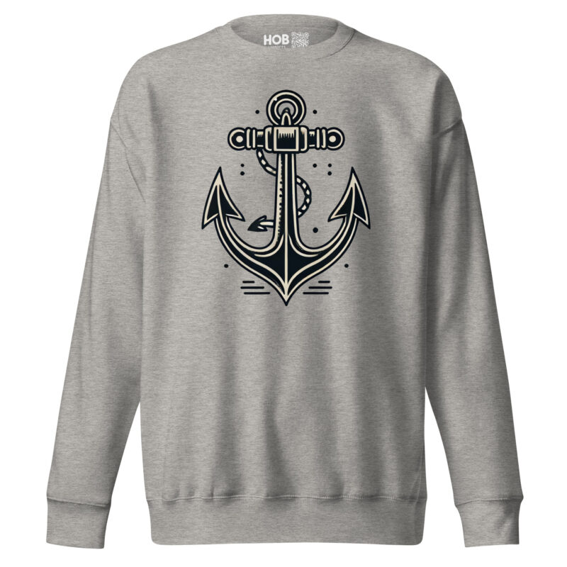 Klassischer Anker - Unisex-Premium-Pullover – Pullover – HOB Products