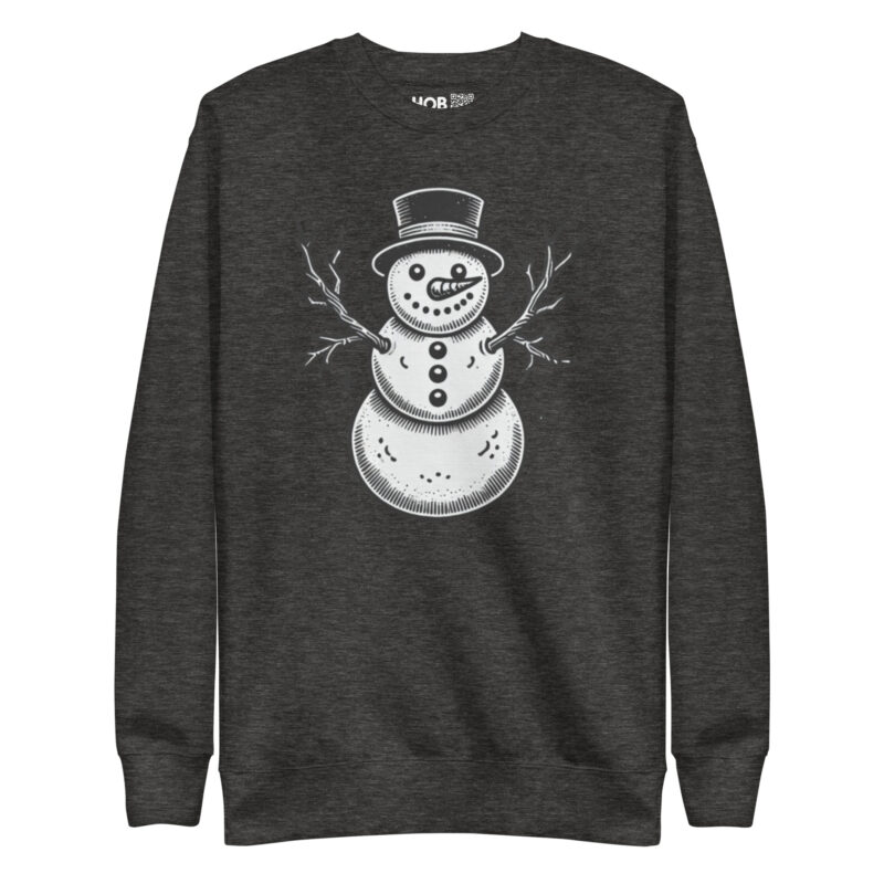 Vintage Schneemann – Unisex-Premium-Pullover – Pullover – HOB Products