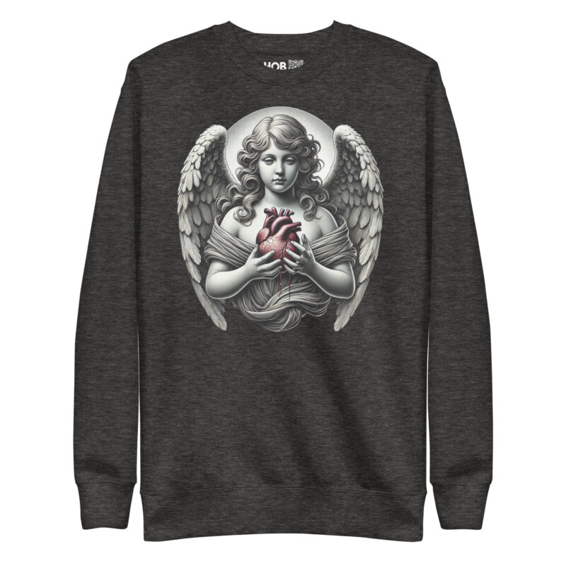 Engel des Herzens – Unisex-Premium-Pullover – Pullover – HOB Products
