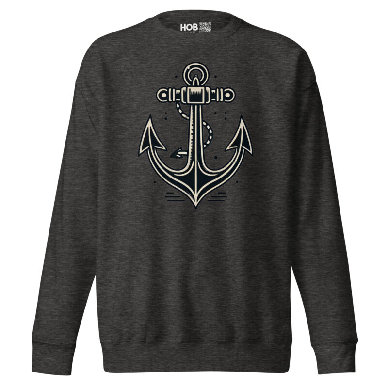 Klassischer Anker - Unisex-Premium-Pullover – Pullover – HOB Products