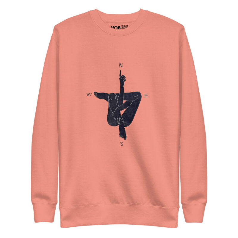 Kompass der Seele – Unisex-Premium-Pullover – Pullover – HOB Products