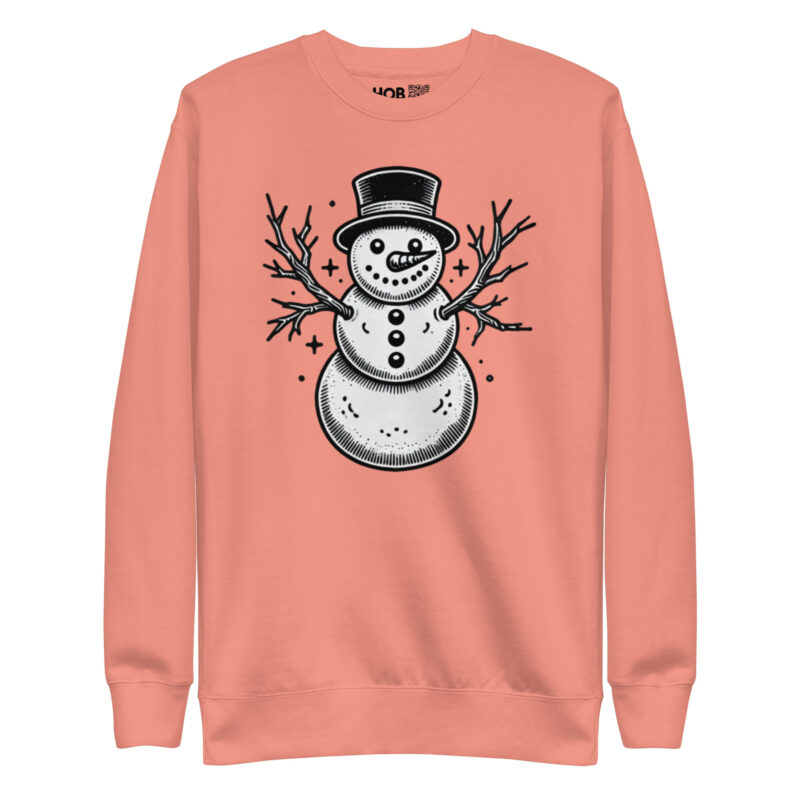 Vintage Schneemann – Unisex-Premium-Pullover – Pullover – HOB Products