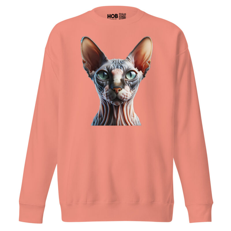 Majestätische Sphynx-Katze –Unisex-Premium-Pullover – Pullover – HOB Products