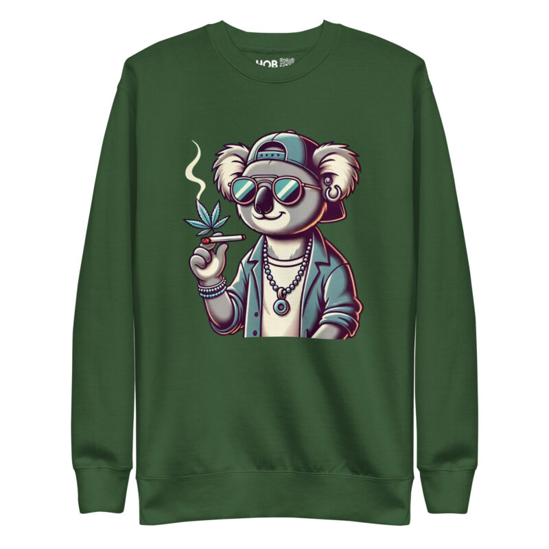 Entspannter Koala – Unisex-Premium-Pullover – Pullover – HOB Products