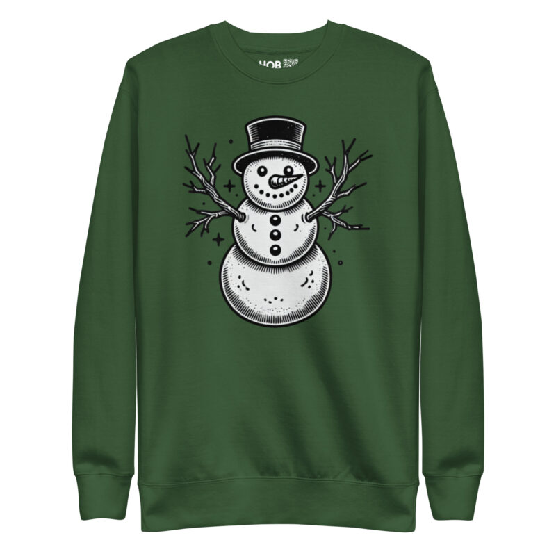 Vintage Schneemann – Unisex-Premium-Pullover – Pullover – HOB Products