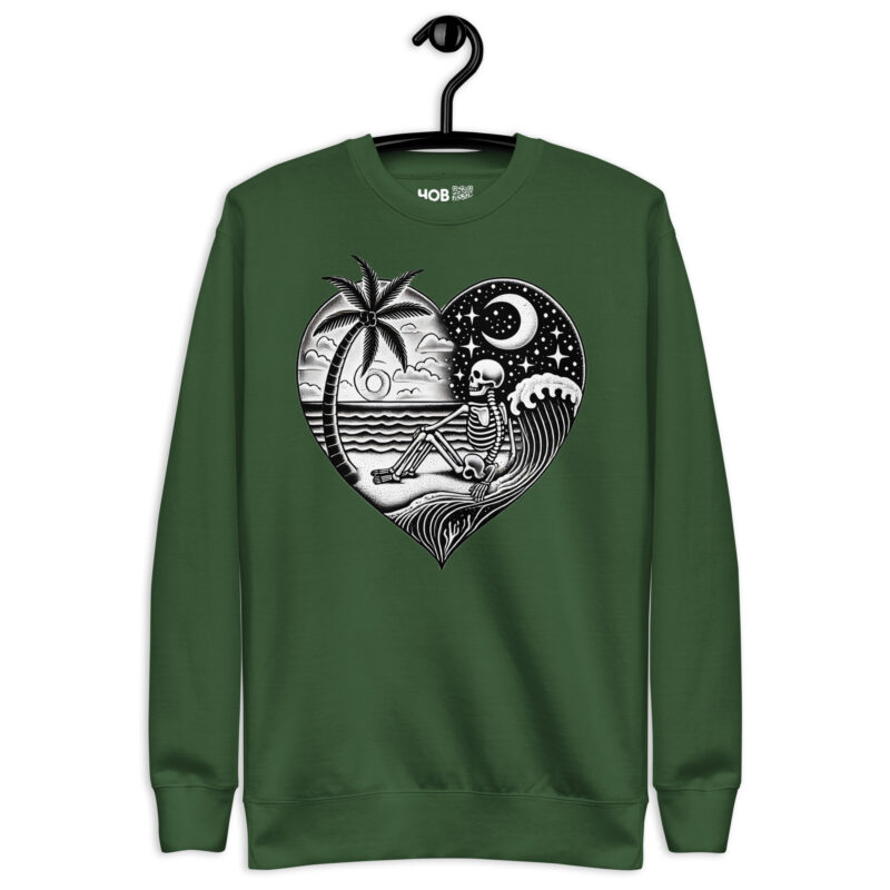 Ewige Ruhe am Strand – Unisex-Premium-Pullover – Pullover – HOB Products