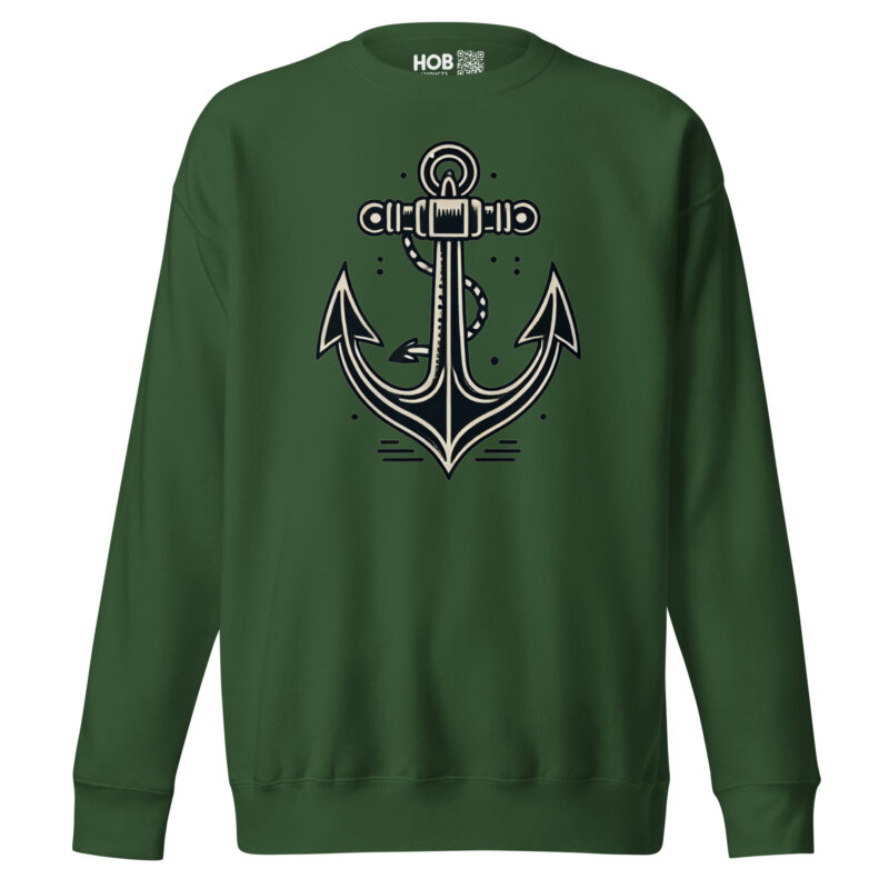 Klassischer Anker - Unisex-Premium-Pullover – Pullover – HOB Products