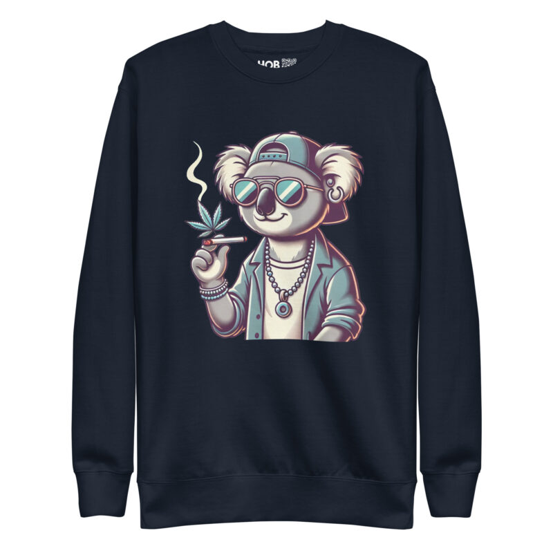 Entspannter Koala – Unisex-Premium-Pullover – Pullover – HOB Products
