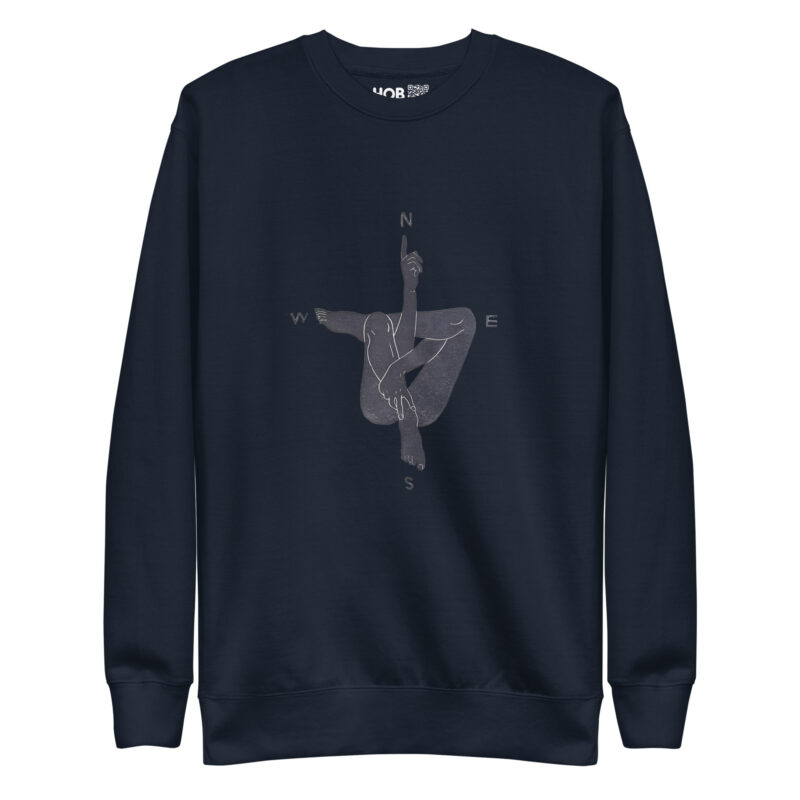 Kompass der Seele – Unisex-Premium-Pullover – Pullover – HOB Products