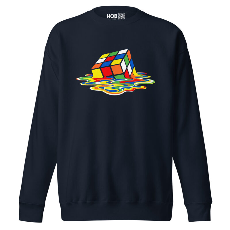 Schmelzender Würfel – Unisex-Premium-Pullover – Pullover – HOB Products