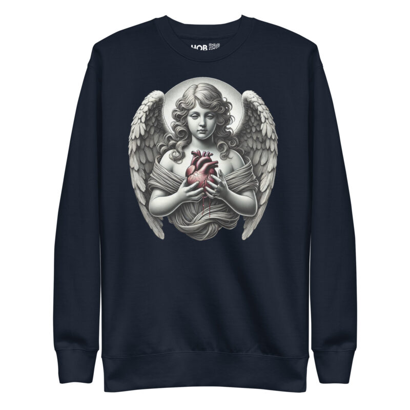 Engel des Herzens – Unisex-Premium-Pullover – Pullover – HOB Products