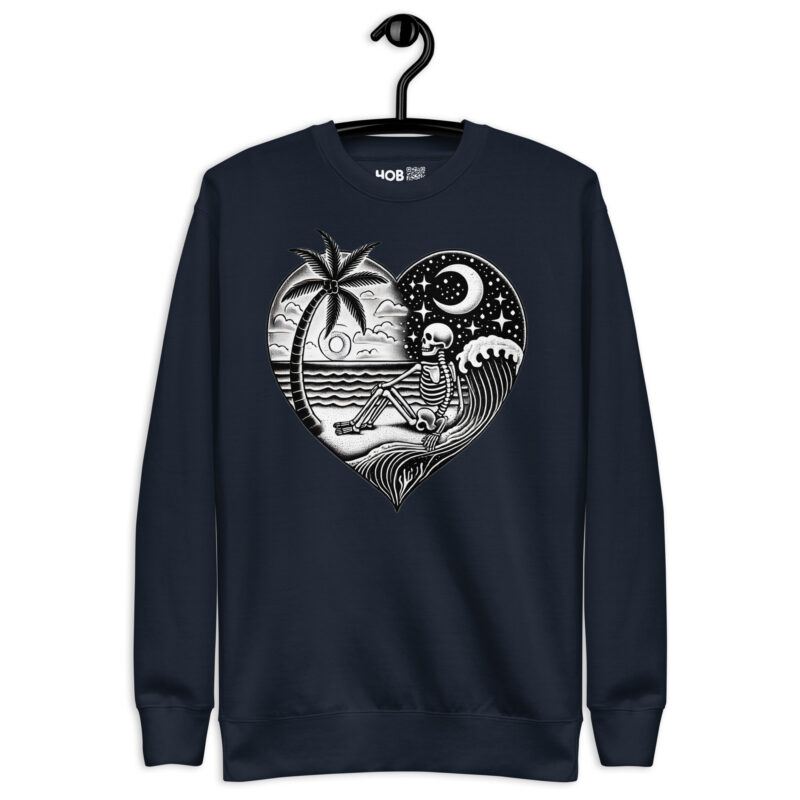 Ewige Ruhe am Strand – Unisex-Premium-Pullover – Pullover – HOB Products