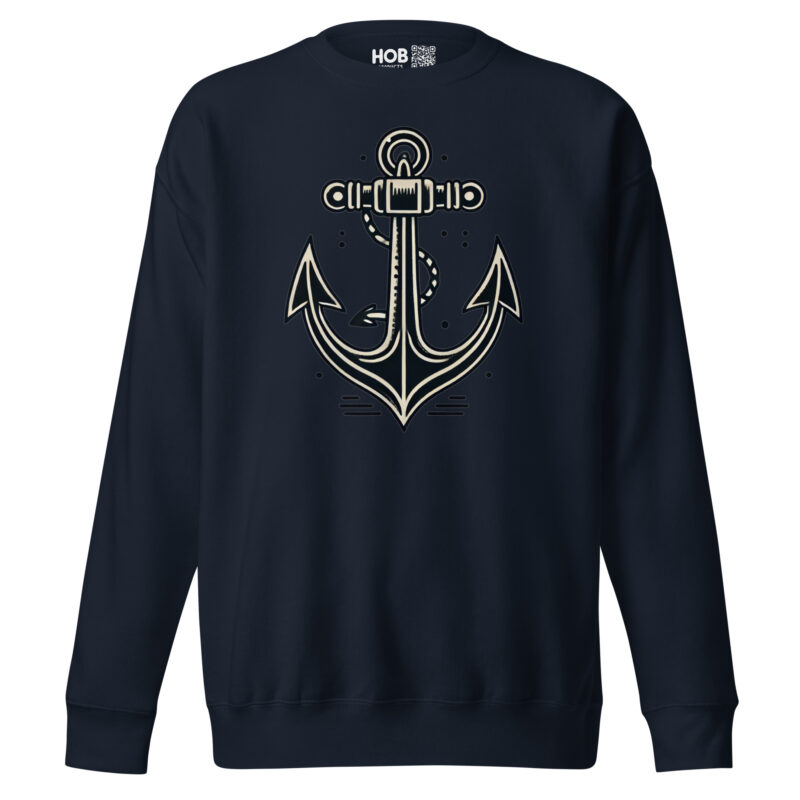 Klassischer Anker - Unisex-Premium-Pullover – Pullover – HOB Products