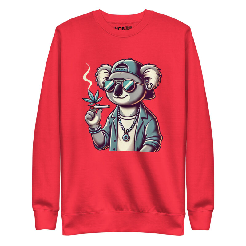 Entspannter Koala – Unisex-Premium-Pullover – Pullover – HOB Products