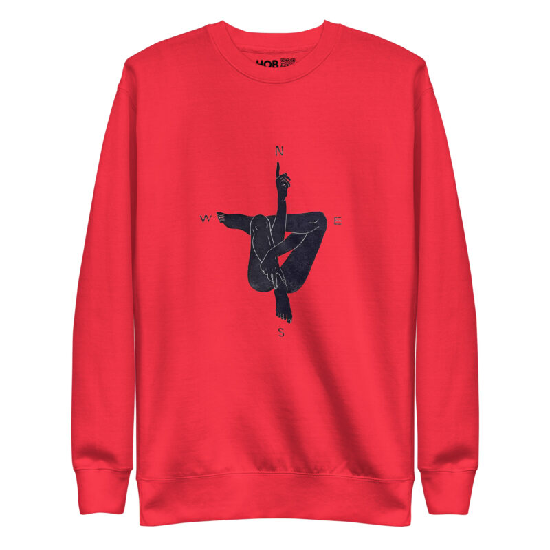 Kompass der Seele – Unisex-Premium-Pullover – Pullover – HOB Products