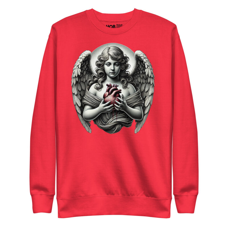 Engel des Herzens – Unisex-Premium-Pullover – Pullover – HOB Products
