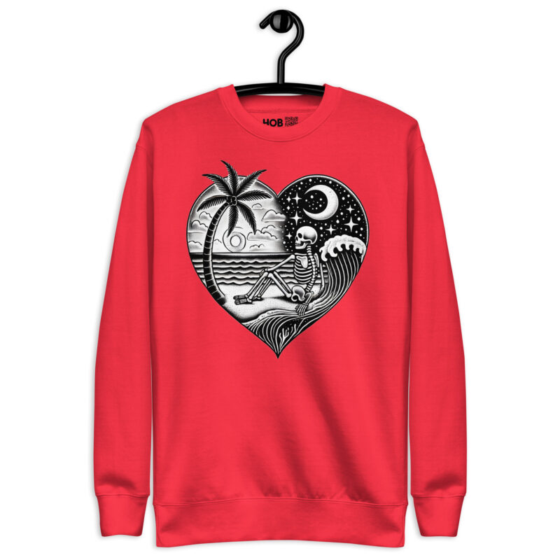 Ewige Ruhe am Strand – Unisex-Premium-Pullover – Pullover – HOB Products