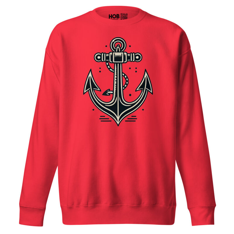 Klassischer Anker - Unisex-Premium-Pullover – Pullover – HOB Products