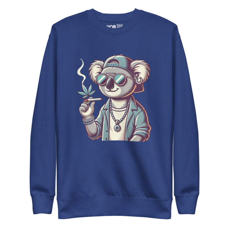 Entspannter Koala – Unisex-Premium-Pullover – Pullover – HOB Products