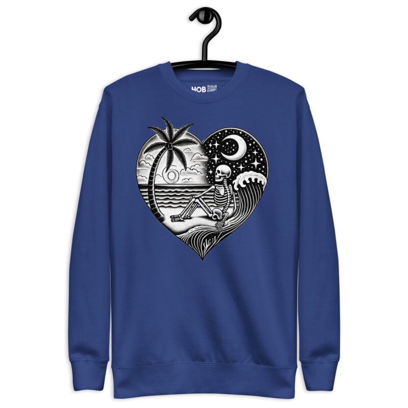 Ewige Ruhe am Strand – Unisex-Premium-Pullover – Pullover – HOB Products
