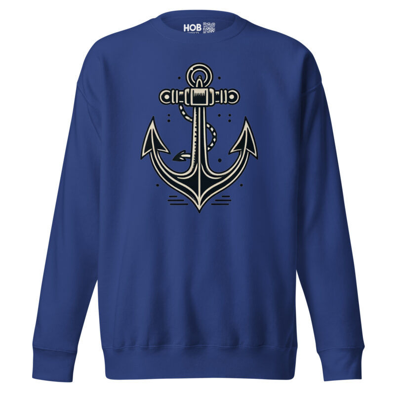 Klassischer Anker - Unisex-Premium-Pullover – Pullover – HOB Products