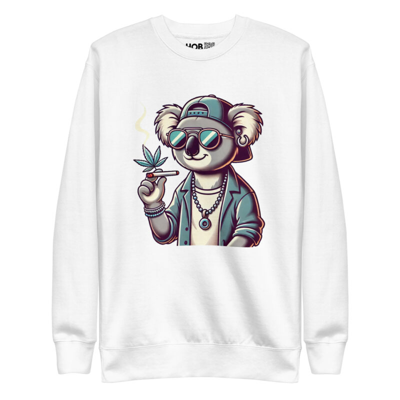Entspannter Koala – Unisex-Premium-Pullover – Pullover – HOB Products