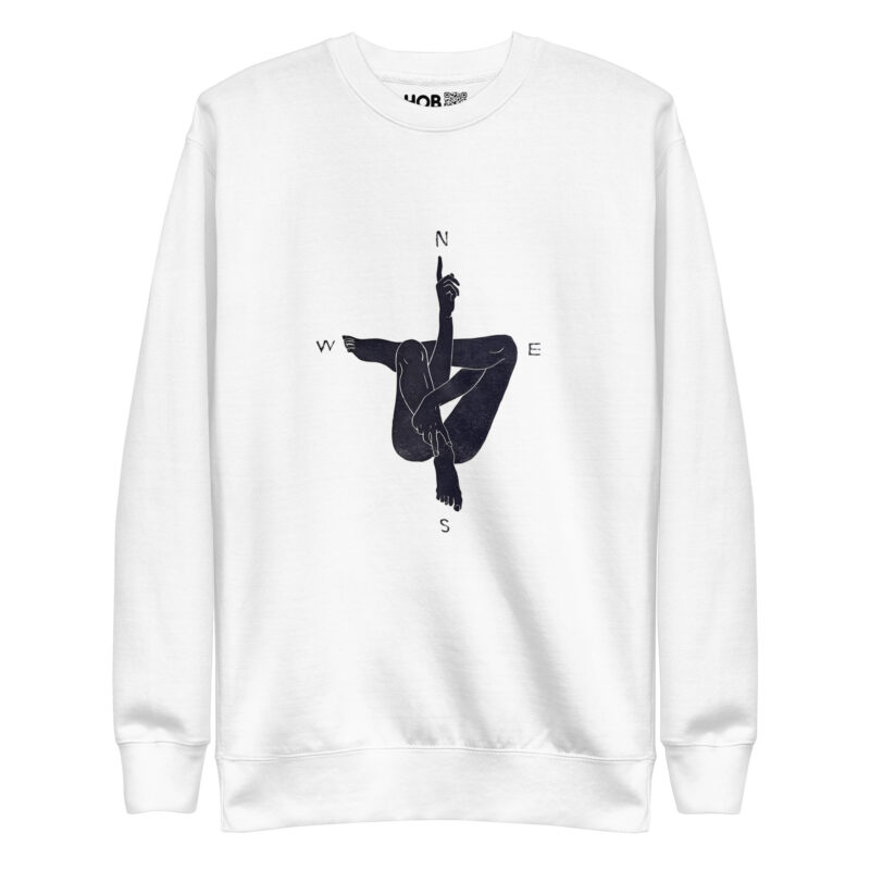 Kompass der Seele – Unisex-Premium-Pullover – Pullover – HOB Products