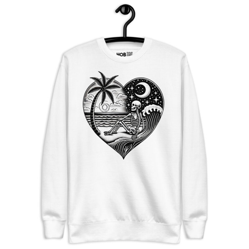 Ewige Ruhe am Strand – Unisex-Premium-Pullover – Pullover – HOB Products