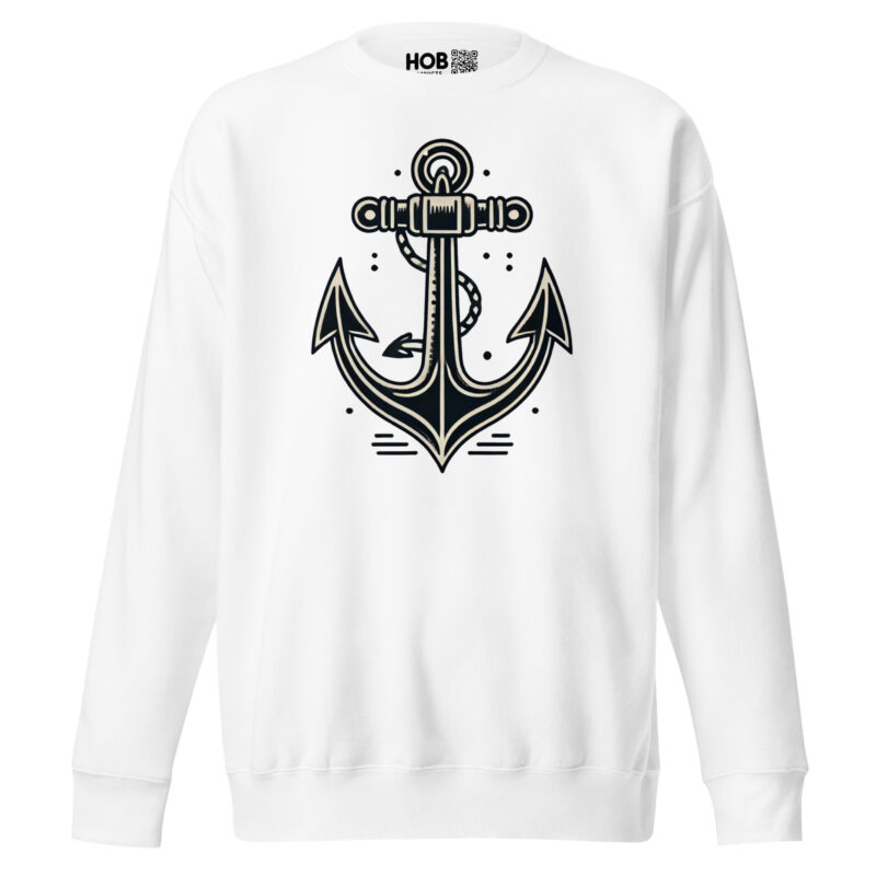 Klassischer Anker - Unisex-Premium-Pullover – Pullover – HOB Products