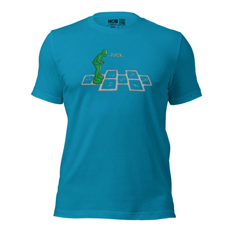 Hopscotch Soldier – Unisex-T-Shirt – T-Shirts – HOB Products