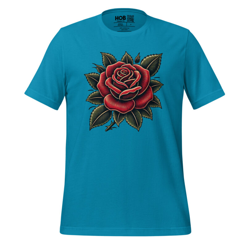 Traditionelle Rose – Unisex-T-Shirt – T-Shirts – HOB Products