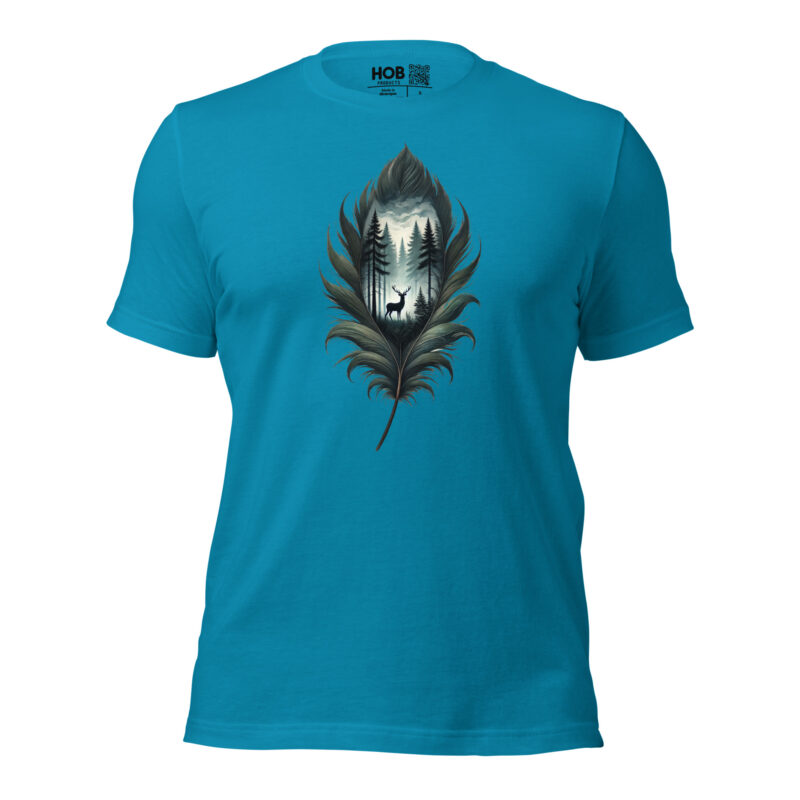 Feder des Waldes – Unisex-T-Shirt – T-Shirts – HOB Products