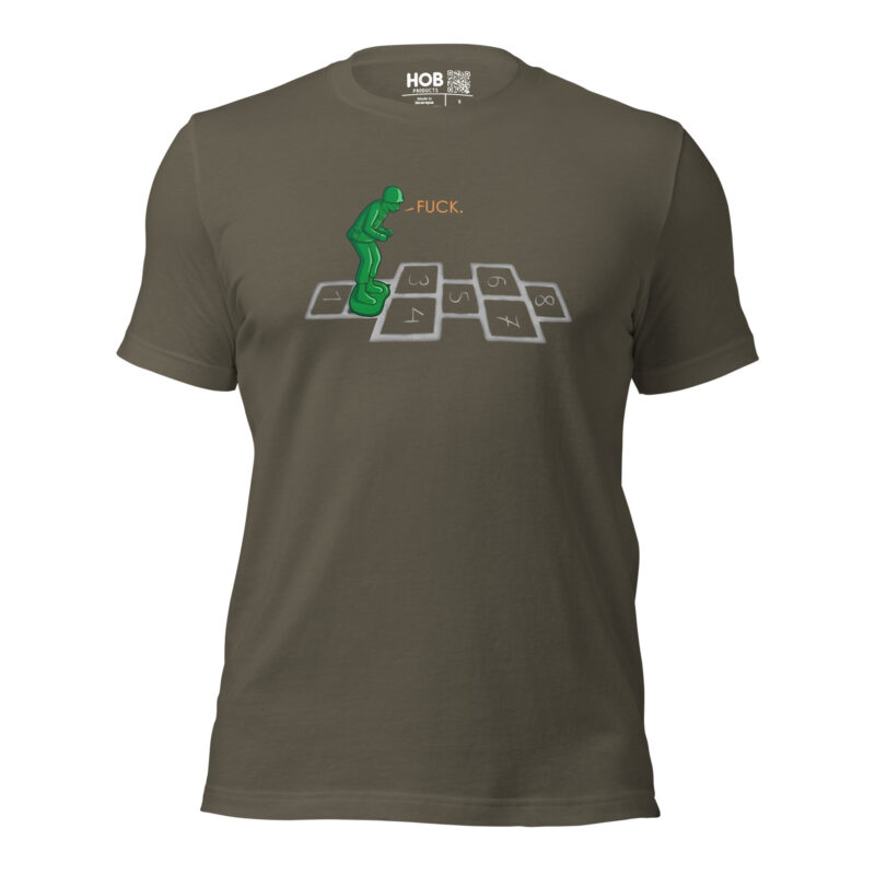 Hopscotch Soldier – Unisex-T-Shirt – T-Shirts – HOB Products