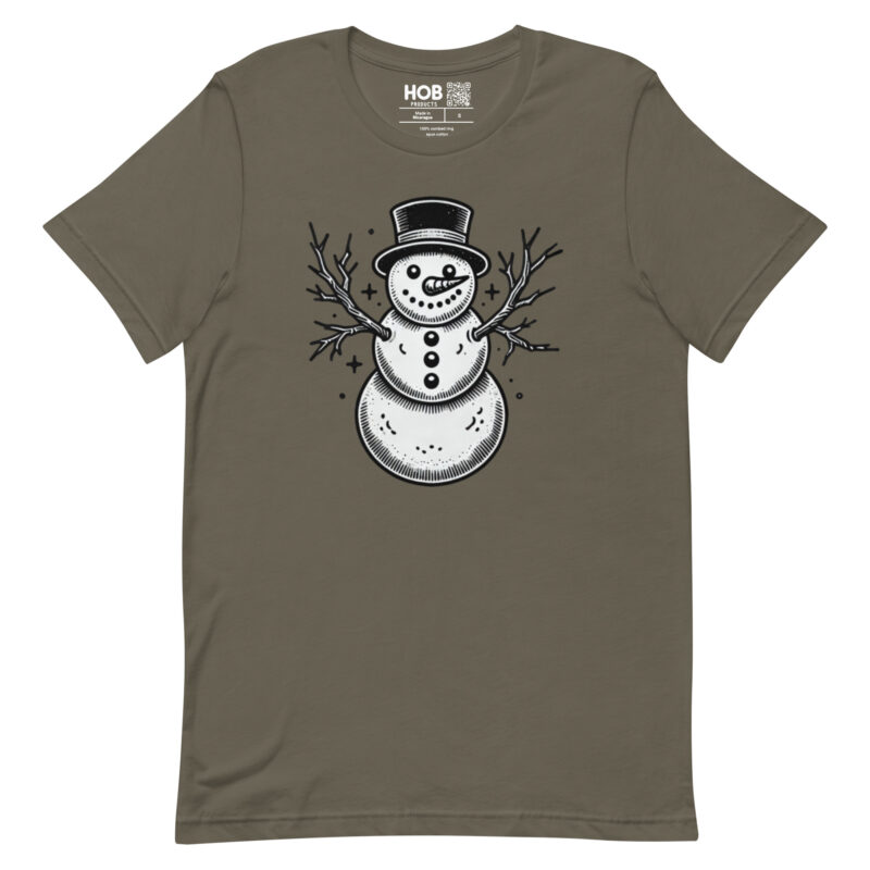 Vintage Schneemann – Unisex-T-Shirt – T-Shirts – HOB Products