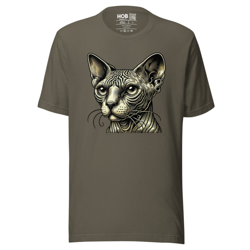 Mystische Sphynx-Katze – Unisex-T-Shirt – T-Shirts – HOB Products