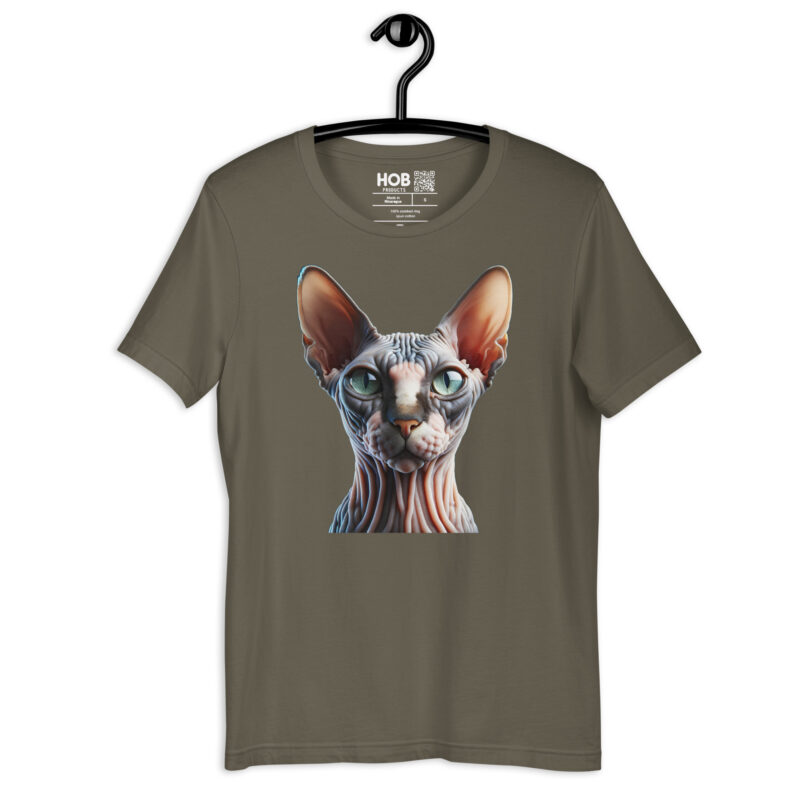 Majestätische Sphynx-Katze – Unisex-T-Shirt – T-Shirts – HOB Products