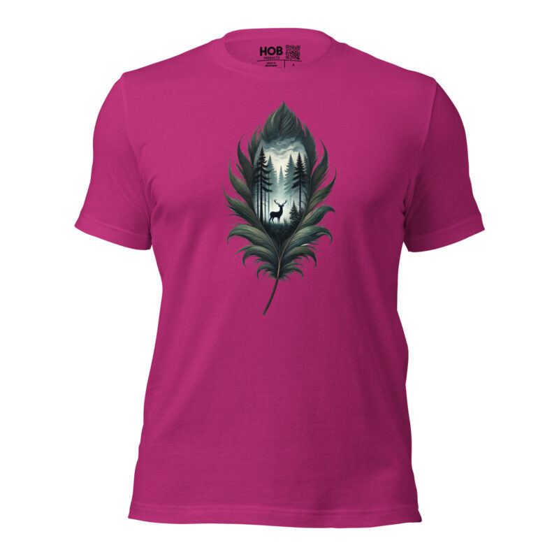 Feder des Waldes – Unisex-T-Shirt – T-Shirts – HOB Products