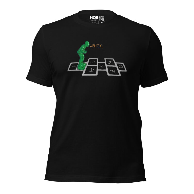 Hopscotch Soldier – Unisex-T-Shirt – T-Shirts – HOB Products
