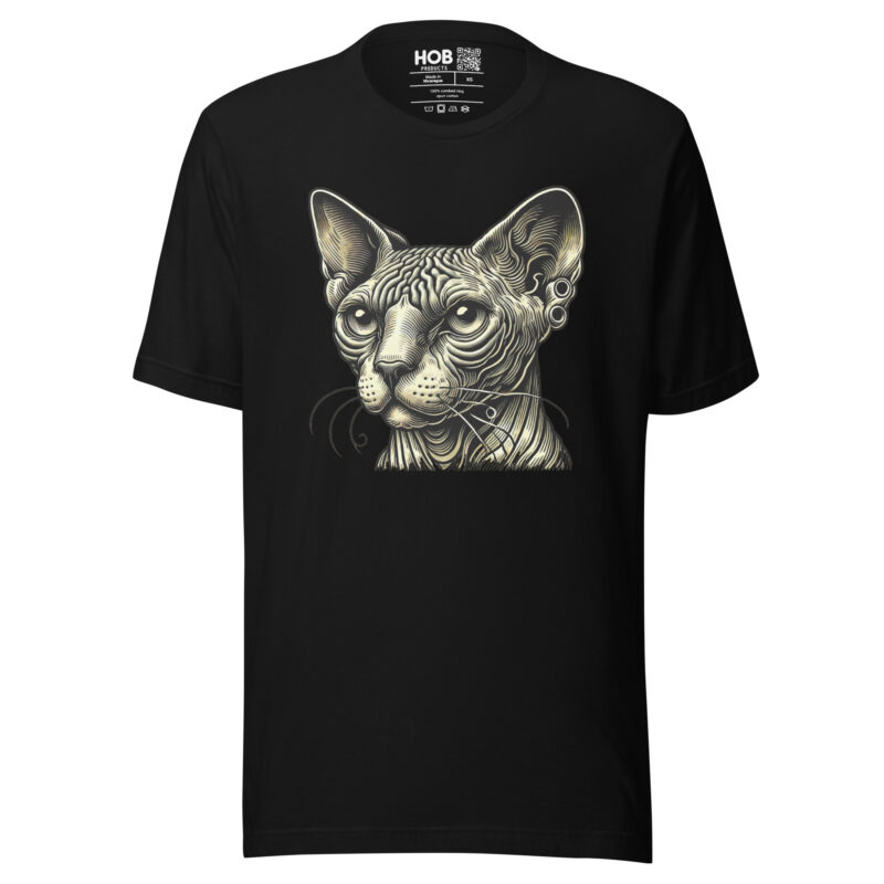 Mystische Sphynx-Katze – Unisex-T-Shirt – T-Shirts – HOB Products