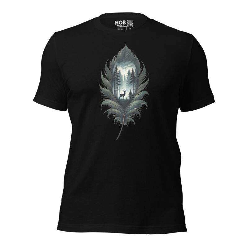 Feder des Waldes – Unisex-T-Shirt – T-Shirts – HOB Products