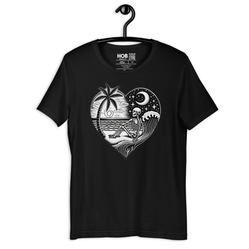 Ewige Ruhe am Strand – Unisex-T-Shirt – T-Shirts – HOB Products
