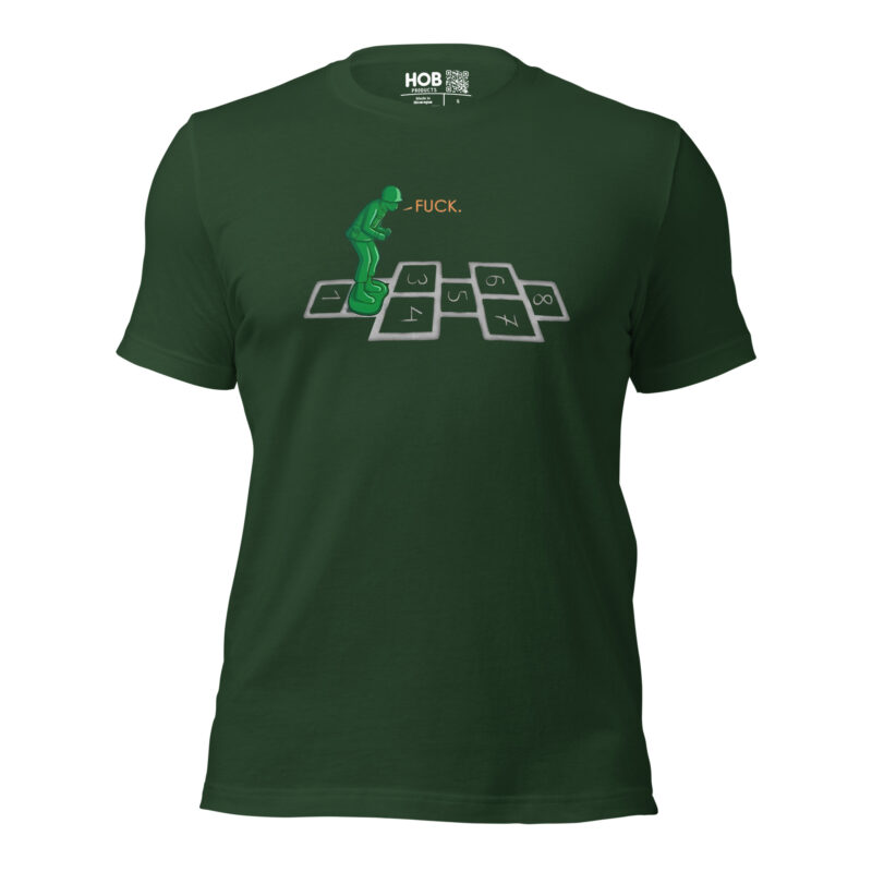 Hopscotch Soldier – Unisex-T-Shirt – T-Shirts – HOB Products